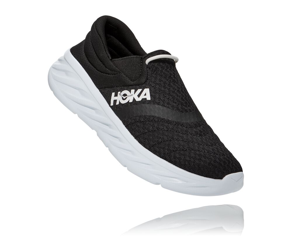 Hoka ORA Recovery Shoes Damske Čierne/Biele SK-3486905